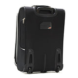 Olympia Luggage  Hamburg 3-Piece Luggage Set,Black,One Size