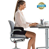 ComfiLife Premium Comfort Seat Cushion - Non-Slip Orthopedic 100% Memory Foam Coccyx Cushion for Tailbone Pain - Cushion for Office Chair Car Seat - Back Pain & Sciatica Relief