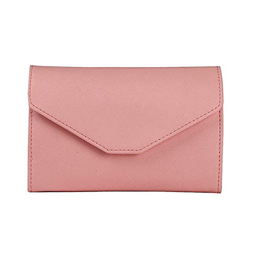 Travel Wallet for Women, Document Organizer Bag, Passport Holder for Family, Pink