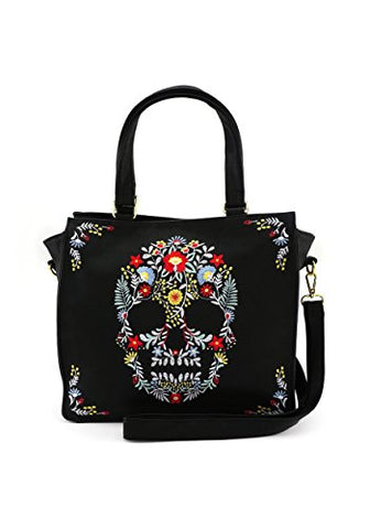 Dia De Los Muertos Faux Leather Handbag Standard