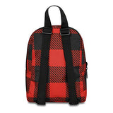 Dickies The Student Buffalo Plaid Backpack, Red and Black Buffalo Plaid