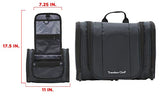 Travelers Club 11" Toiletry Kit Travel Accessory, Charcoal, 11 Inch