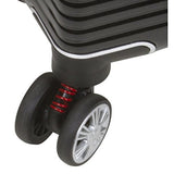 Dejuno Ashford 3-Pc Hardside Spinner Tsa Combination Lock Luggage Set, Black