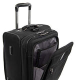 Travelpro Crew Expert Max Carry-on Expandable Rollaboard, Jet Black