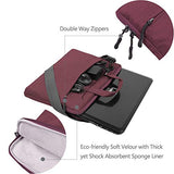 HEXIN 15" 15.6 inches Lightweight Laptop Carrying Bag For Women Red with Pocket