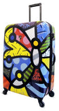 Heys Usa Luggage Britto Butterfly 30 Inch Hardside Spinner, Butterfly, 30 Inch