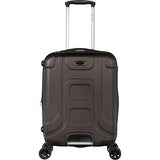 Gabbiano Luca 3 Piece Expandable Hardside Spinner Luggage Set (Black)
