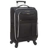 Dejuno Aria Softsided Lightweight 3-Piece Spinner Luggage Set-Pink