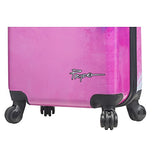 Mia Toro Italy Prado-Exotic Life Hardside Spinner Luggage 3 Piece Set, Pel, Pearl