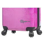 Mia Toro Italy Prado-Exotic Life Hardside Spinner Luggage 3 Piece Set, Pel, Pearl