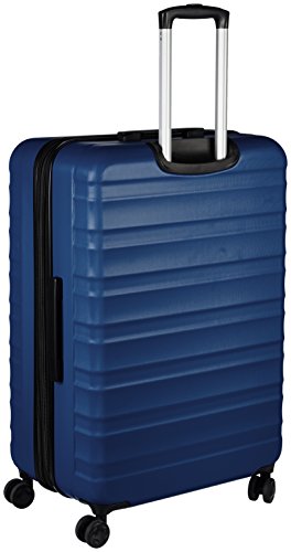 Basics Hardside Spinner Luggage, Navy Blue - 24 inch