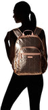 Vera Bradley Iconic Campus Backpack, Foiled Cotton, Rose Gold Shimmer