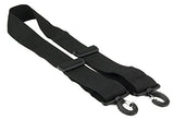 Made In Usa 2W X 60L Black Poly Web Replacement Shoulder Luggage Travel Bag Strap