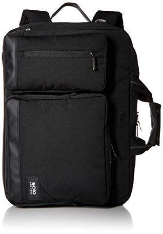 SOLO Duane Hybrid Briefcase, Black One Size