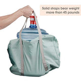 For Spirit Airlines Foldable Travel Duffel Bag Tote Carry on Luggage Sport Duffle Weekender Overnight for Women and Girls (1112 Mint Green)