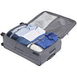 AmazonBasics Expandable Softside Spinner Luggage Suitcase With TSA Lock And Wheels - 29 Inch, Grey
