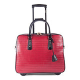Bugatti Monica Ladies Business Case On Wheels, Synthetic Leather, Red