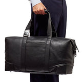 Uri Minkoff Waverly Weekender Soft Napa Leather, Black With Black Twill Lining