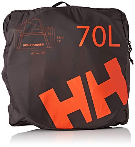 Helly Hansen Hh Duffel Bag 2 Travel Duffle, 60 cm, 70 liters, Grey (Ebony)