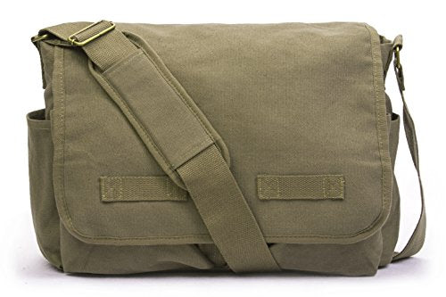 Sweetbriar Classic Messenger Bag - Vintage Canvas Shoulder Bag for All-Purpose Use