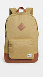 Herschel Supply Co. Men's Classics Heritage Backpack, Coyote Slub, Tan, One Size