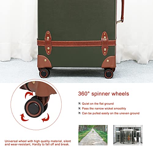 Shop NZBZ Vintage Luggage Sets with Spinner W – Luggage Factory