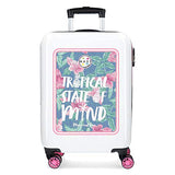 Maui & Sons Tropical State Hand Luggage, 55 cm, 33 Litres, Pink