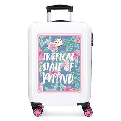 Maui & Sons Tropical State Hand Luggage, 55 cm, 33 Litres, Pink