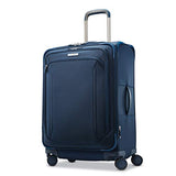 Samsonite Lineate Expandable Softside Checked Luggage with Spinner Wheels, 25 Inch, Evening Teal