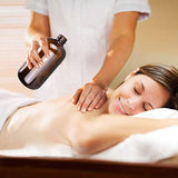 Glass Spray Bottles with Labels, AQwzh Clear Empty Refillable Container with Durable Black Trigger Sprayer w/Mist and Stream Settings for Mixing Essential Oils, Homemade Cleaning Products ect. (clear)