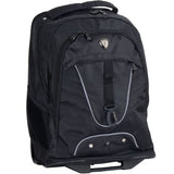 CALPAK Night Vision Black 18-inch Rolling Multi-compartment Backpack