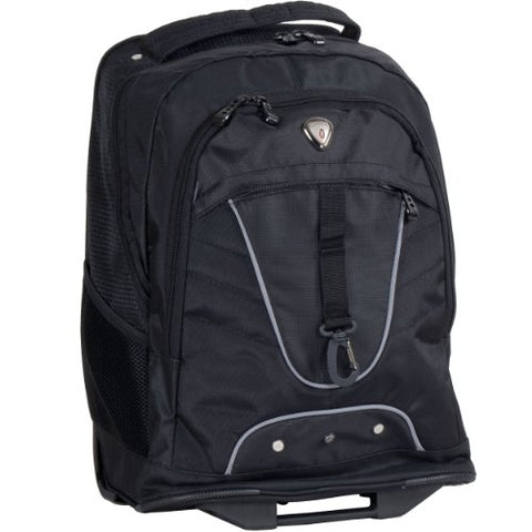 CALPAK Night Vision Black 18-inch Rolling Multi-compartment Backpack