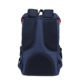ABage Unisex School Backpack Large Hiking Travel College School 15" Laptop Backpack, Navy Blue