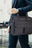 Laptop Bag 15.6 Inch,Water Resistant Briefcase, 15Inch Expandable Messenger Shoulder Bag With