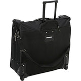 Geoffrey Beene Deluxe Rolling Garment Bag - Travel Garment Carrier With Wheels - Black