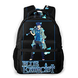Blue Exorcist Rin Okumura Casual Backpack Computer Shoulders Bag Cool Lightweight Hiking Backpack Bookbags