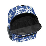 Toddler Backpack Stylish Christmas Snowflake Mini Preschool Bag for Unisex Kids