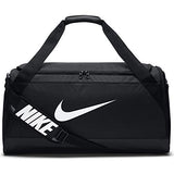 Nike Brasilia Training Duffel Bag, Black/Black/White, Medium