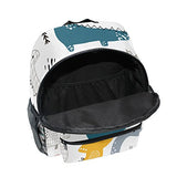Cute Backpack Schoolbag Dino Scandinavian Style for Kid's Toddler Children