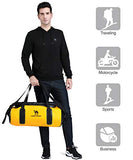 Camel Crown Sports Gym Bag Waterproof Travel Duffel Bags Weekender 30L With Shoulder Strap Yellow
