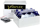 Vivaplex, 12, Cobalt Blue, 4 oz Glass Bottles, with Lids