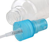 BQLZR Blue 100ml Empty Plastic Transparent Bottles Sprayer Water Spray Perfume Atomizer Makeup Tool