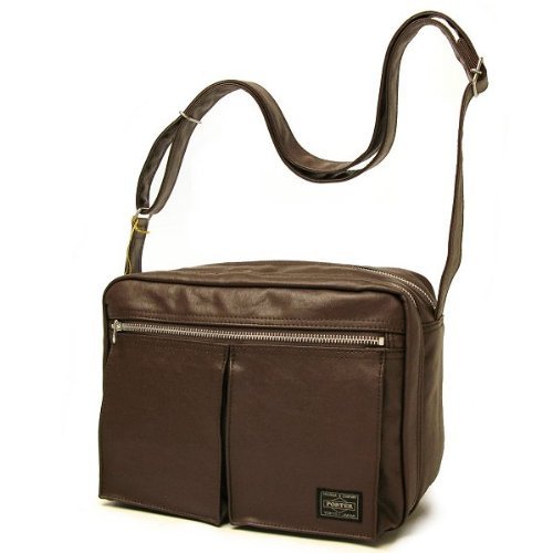 Shop Porter Tanker Shoulder Bag 08211 Brown – Luggage Factory