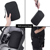 Family Travel Passport Wallet: Multiple Passport Holder/Document Organizer Bag (BLACK)