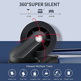 SHOWKOO 3 Piece Luggage Sets Expandable ABS Hardshell Hardside Lightweight Durable Spinner Wheels Suitcase with TSA Lock (Deep blue)