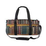 Duffel Bag Books Library Bookshelf Women Garment Gym Tote Bag Best Sports Bag for Boys