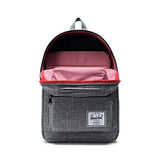 Herschel Pop Quiz Backpack, Raven Crosshatch/Black, Classic 22L