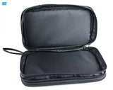 Electronic Travel Organizer - Padded Travel Bag With Expandable Zippered Compartments And Mesh