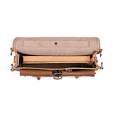 Saddleback Leather Thin Front Pocket Briefcase - 100% Full Grain Leather Laptop Bag With 100 Year