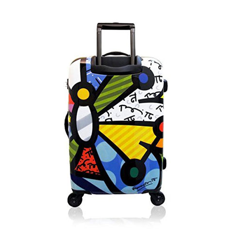 Romero Britto Luggage Collection By Heys USA 26'' Spinner Suitcase (Butterfly)